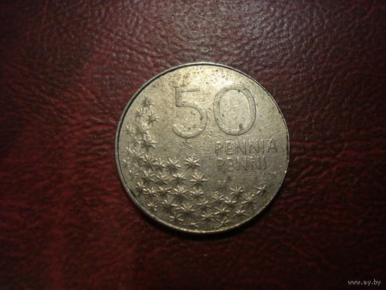 50 пенни 1992 год Финляндия