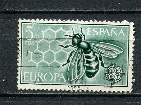 Испания - 1962 - Европа (C.E.P.T.) - соты 5Pta - [Mi.1341] - 1 марка. Гашеная.  (Лот 27ER)-T7P22