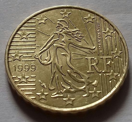 10 евроцентов, Франция 1999 г.