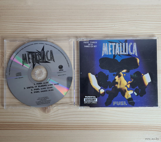 Metallica - Fuel (CD, UK, 1998, лицензия) Part 3 of a 3 CD set