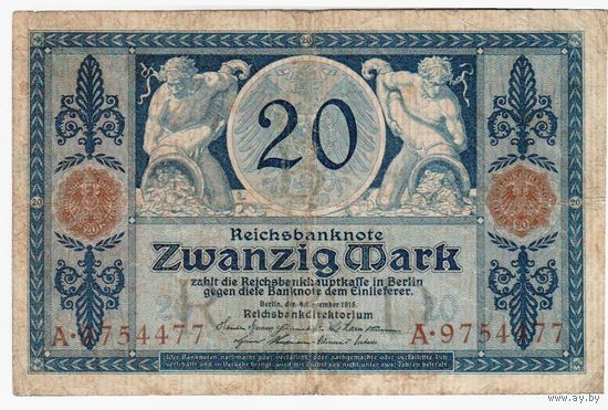 20 марок 1915