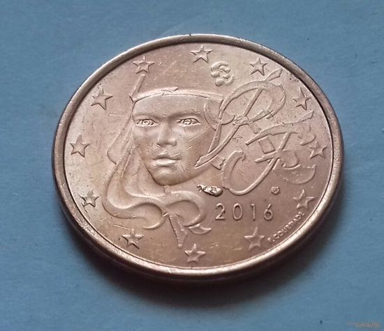 5 евроцентов, Франция 2016 г., AU