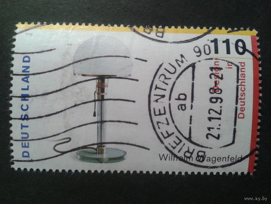 Германия 1998 Дизайн Михель-2,0 евро гаш. марка из блока
