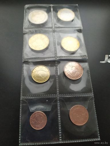 Годовой набор евро. Эстония.