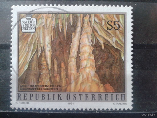 Австрия 1991 Природа, в пещере