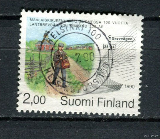 Финляндия - 1990 - Столетие сельской почты - [Mi. 1113] - полная серия - 1 марка. Гашеная.  (Лот 155BG)