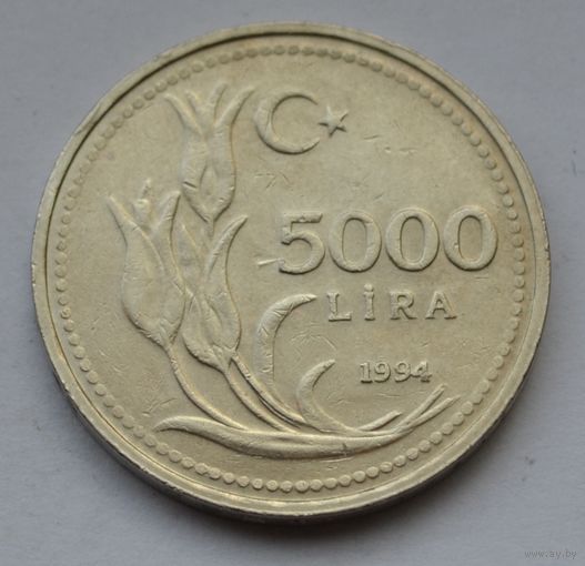 Турция, 5000 лир 1994 г.
