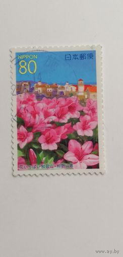 Япония 2002. Префектурные марки - Вакаяма - Цветы. Полная серия