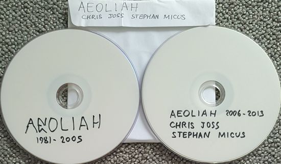 DVD MP3 дискография AEOLIAH, Chris JOSS, Stephan MICUS - 2 DVD