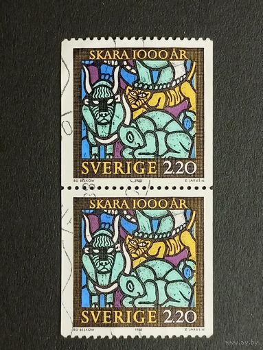 Швеция 1988. Юбилеи. Сцепка