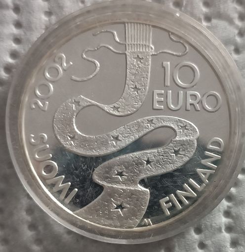 Финляндия 10 евро 2002 Элиас Леннрота