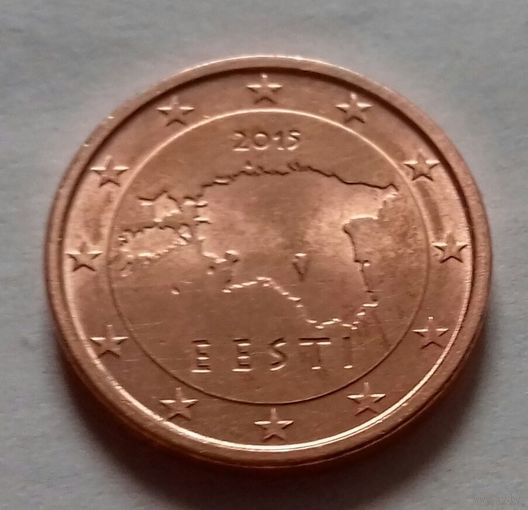 2 евроцента, Эстония 2015 г., AU