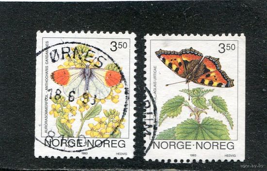 Норвегия. Бабочки. Вып.1993