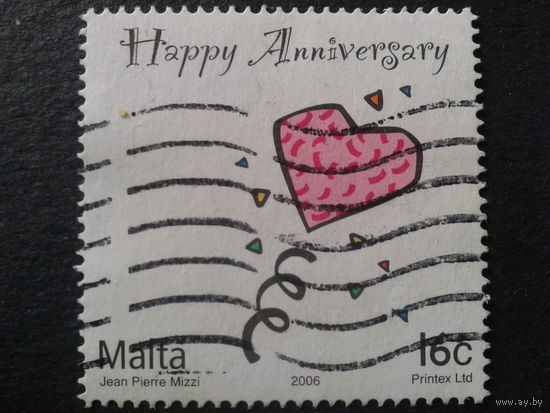 Мальта 2006 поздравительная марка