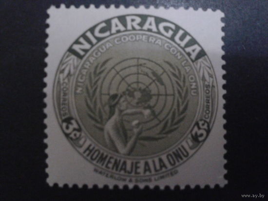 Никарагуа 1954 герб ООН