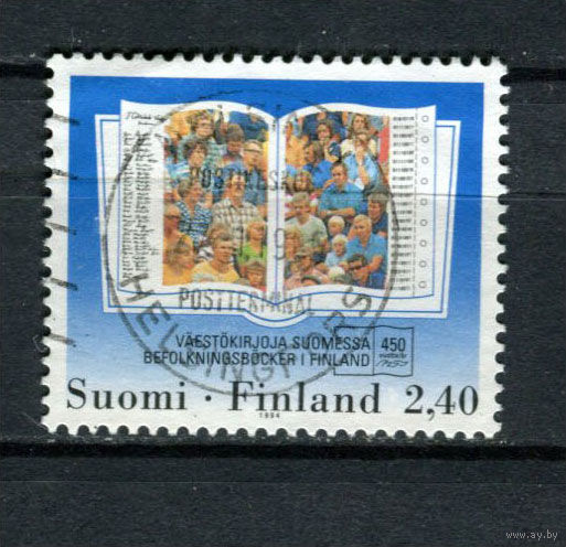 Финляндия - 1994 - Перепись населения - [Mi. 1269] - полная серия - 1 марка. Гашеная.  (Лот 128BH)