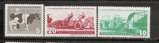 ГДР 1958 Сельское хозяйство