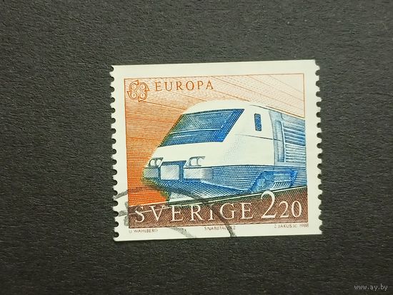 Швеция 1988. Марки ЕВРОПА - Транспорт и связь