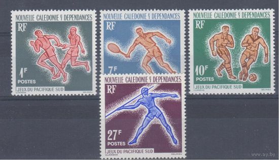 [1354] Новая Каледония 1963. Спорт,футбол,теннис. СЕРИЯ MNH