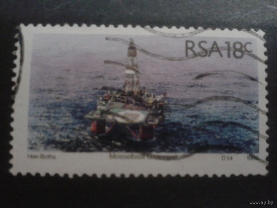 ЮАР 1989 платформа в море