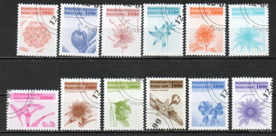 Стандартный выпуск Флора Того 1999 год серия из 12 марок
