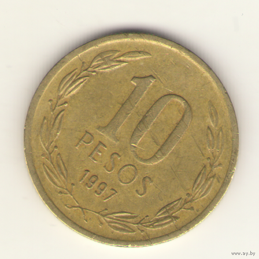 10 песо 1997 г.