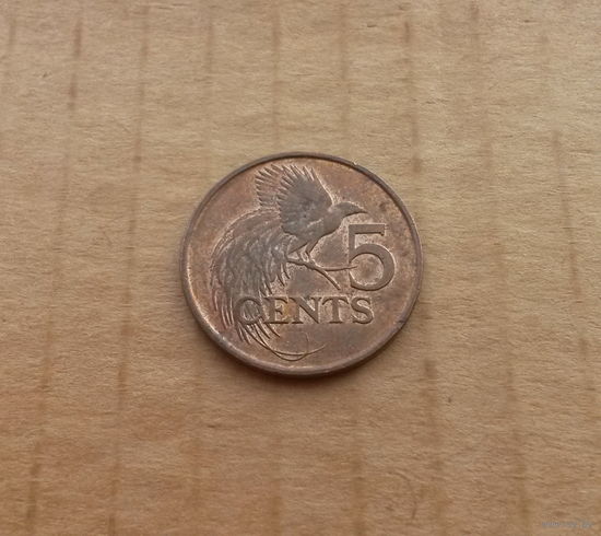 Тринидад и Тобаго, 5 центов 2012 г.