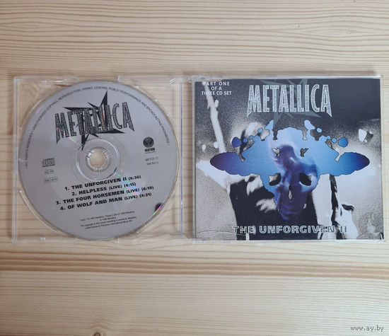 Metallica - The Unforgiven II (CD, UK & Europe, 1998, лицензия) Part 1 of a 3 CD set