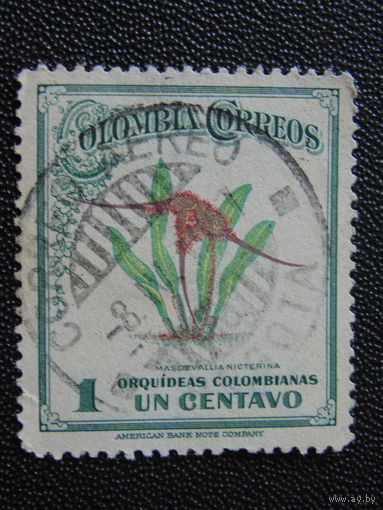 Колумбия 1947 г. Флора.
