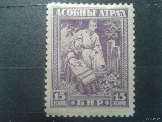 Беларусь, 1920. Асобны атрад*