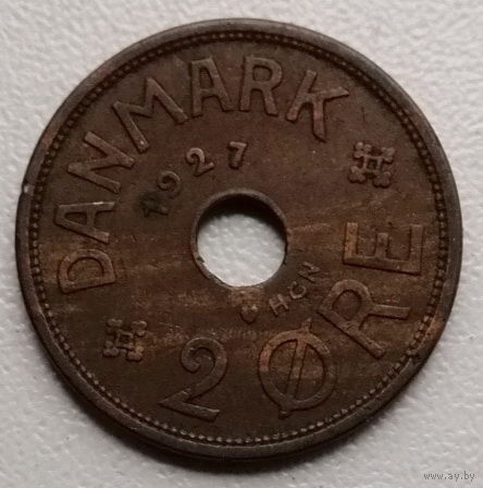Дания 2 эре 1927 2