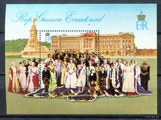 Экваториальная Гвинея - 1978г. - 25 лет коронации королевы Елизаветы II - полная серия, MNH [Mi bl. 295] - 1 блок