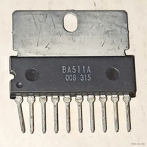 BA511A. Одноканальный УНЧ, 6В - 16В, 4.5 Вт, 4 Ом. Аудио усилитель низкой частоты. BA511