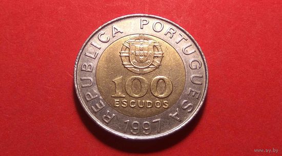 100 эскудо 1997. Португалия.