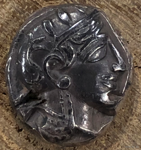 Аттика- Афины, AR драхма, 440-420 год до н. э.