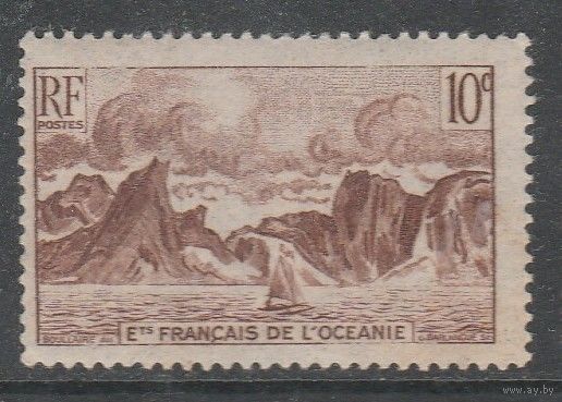 Французская Океания 10с 1948г