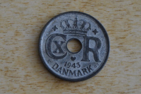 Дания 25 эре 1943