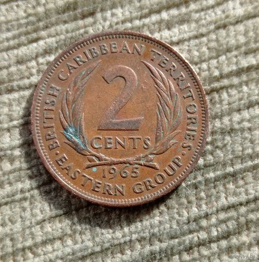 Werty71 Восточные Карибы 2 цента 1965 Карибские острова государства