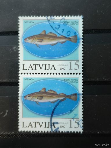 Латвия 2002г. Сцепка