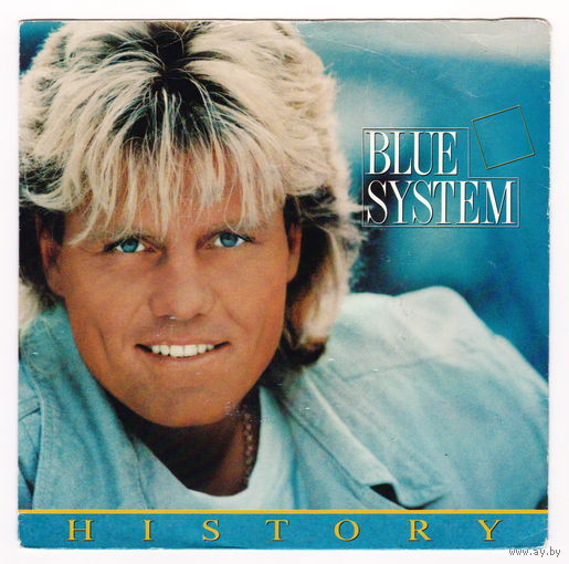 Конверт Blue System - History, 1993 (7", Single, BMG 74321 13474 7)