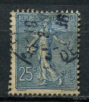 Франция - 1903 - Жница 25С - [Mi.111x] - 1 марка. Гашеная.  (Лот 99CF)