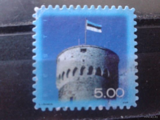 Эстония 2005 Башня 14 века с флагом