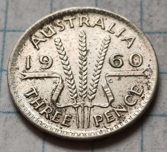 Австралия 3 пенса, 1960      ( 2-2-4 )