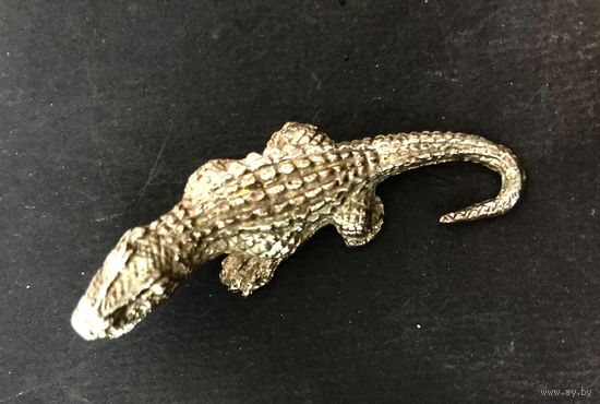 Фигурка, миниатюра Крокодил Силумин