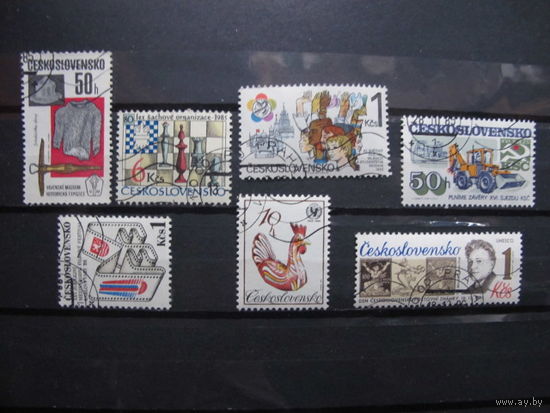 Лот марок ЧССР (1985-86 гг.)