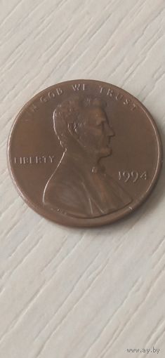 США 1 цент 1994г б/ б