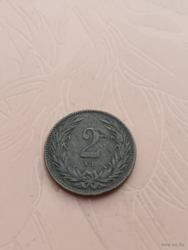 Венгрия 2 гелера 1897г(8)