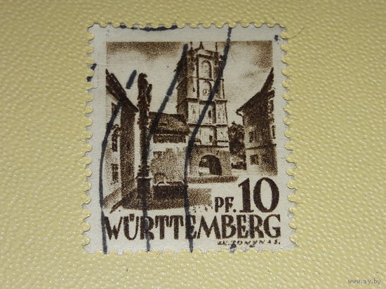 Германия 1947, 1948, 1949 Французская зона оккупации. Вюртемберг