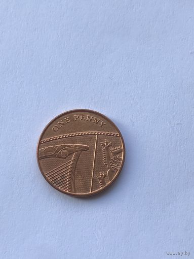 1 пенни, 2012 г., Великобритания