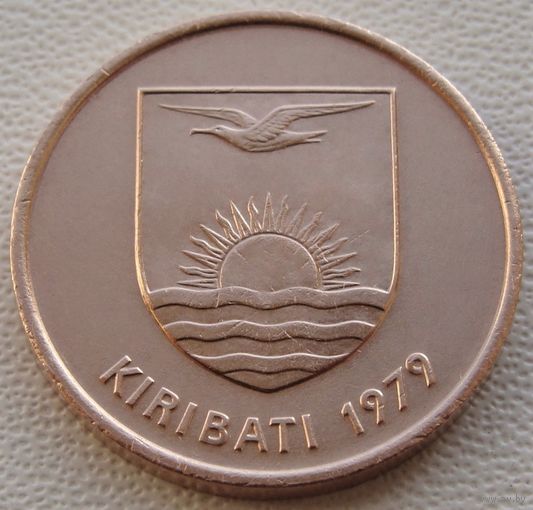 Кирибати. 1 цент 1979 год  KM#1   "Птица Фрегат"